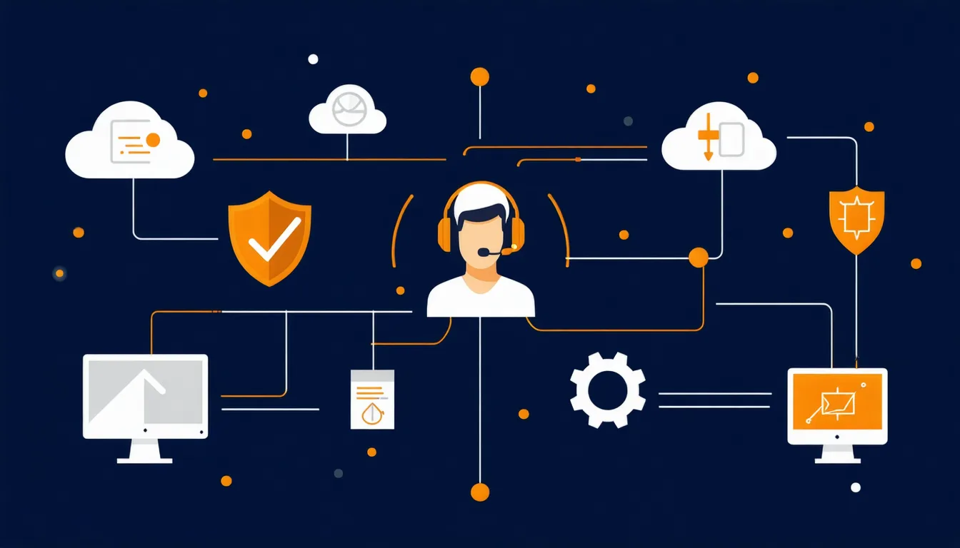 How managed IT services connect: monitoring, support, security, and strategy